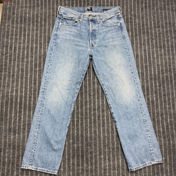 Edwin Denim - Edwin Womens 27 Blue Kali Ankle Vintage Straight Floral Pocket Jeans (2355)